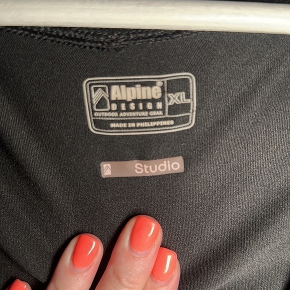 Alpine Design Studio Activewear Faux Wrap Dress Black Size XL - Picture 3 of 7